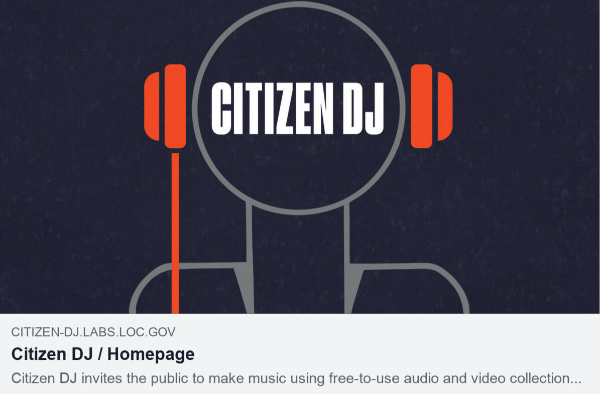 Citizen DJ public-domain audio source