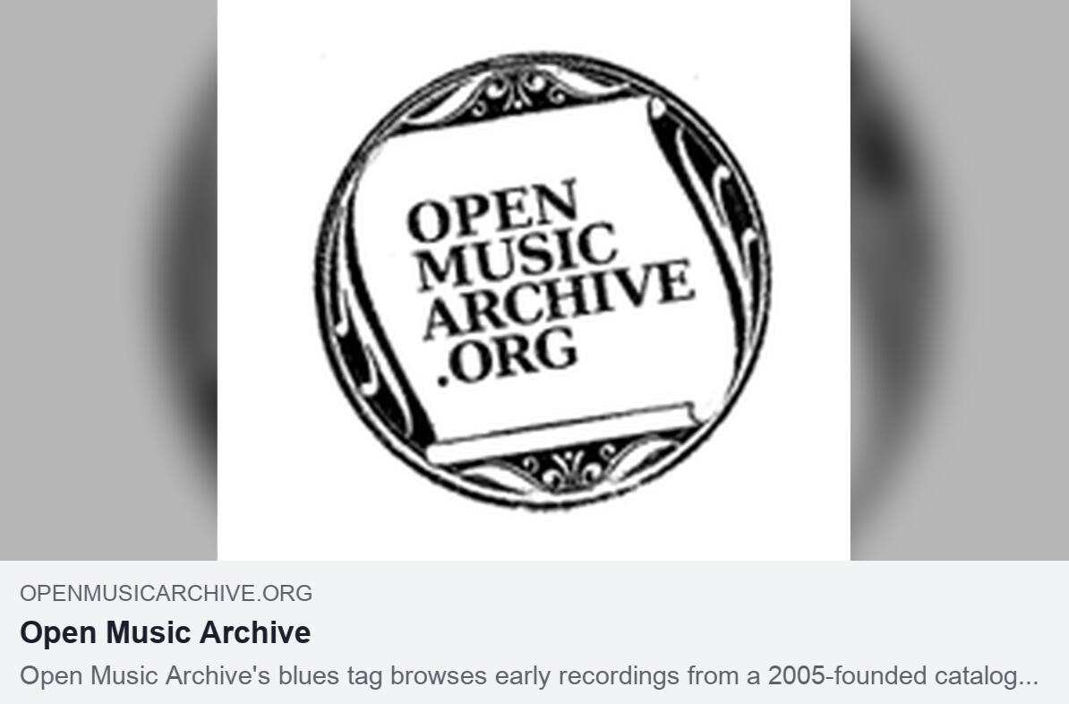Open Music Archive source